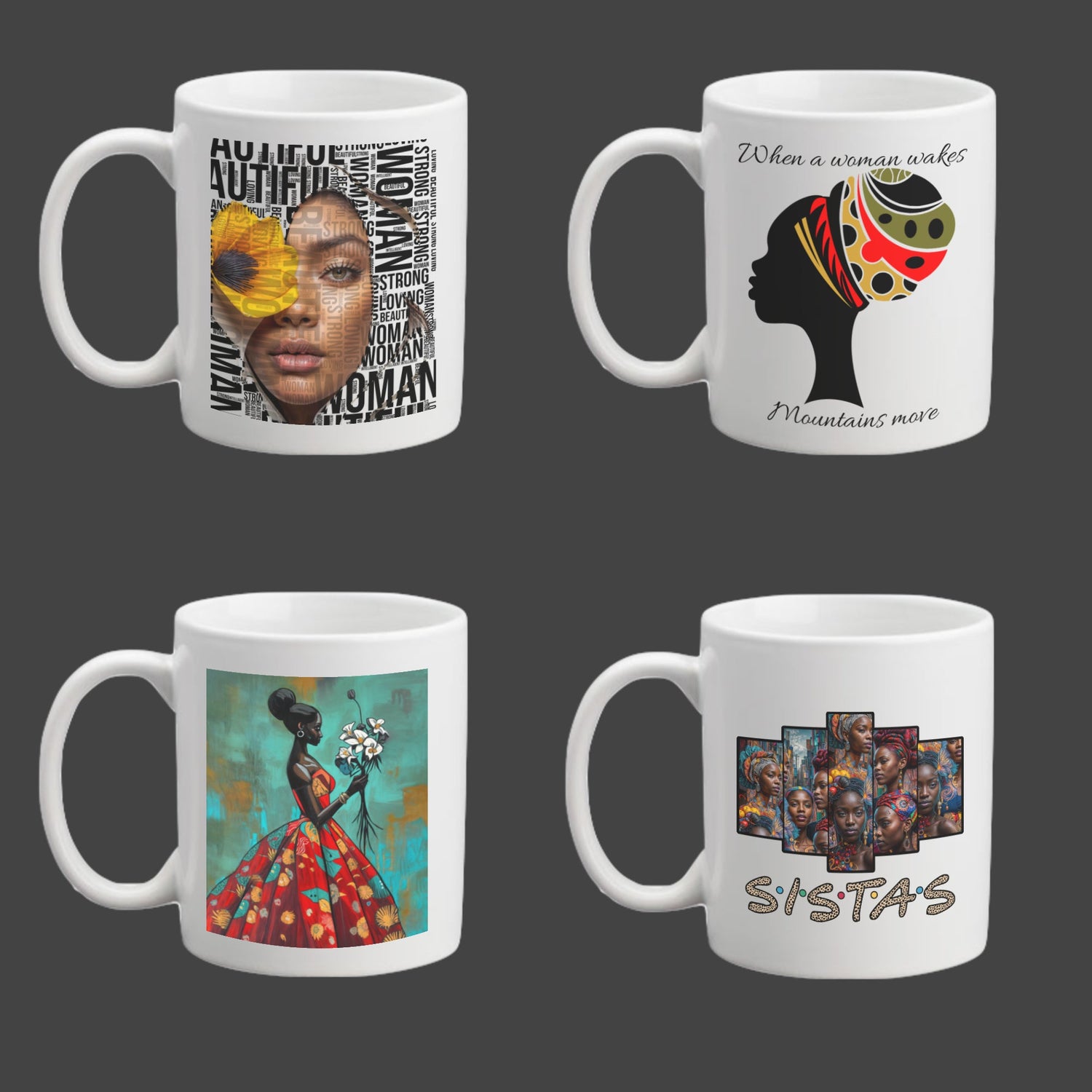 Black and Mixed Race ceramic mugs