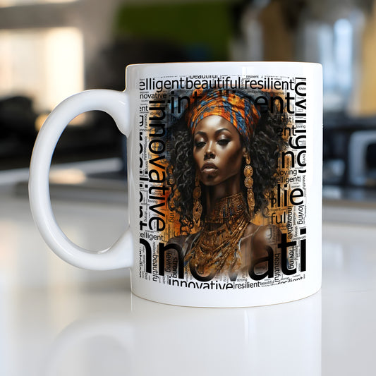 Unique Black Girl Mug