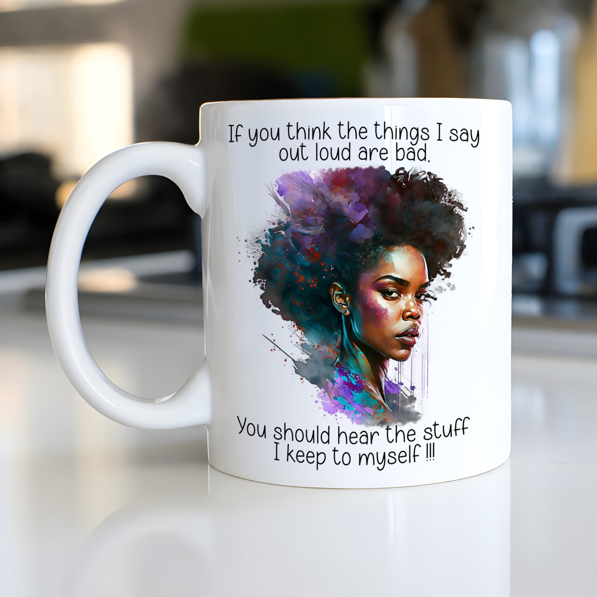 Black and Mixed Race personalised mugs