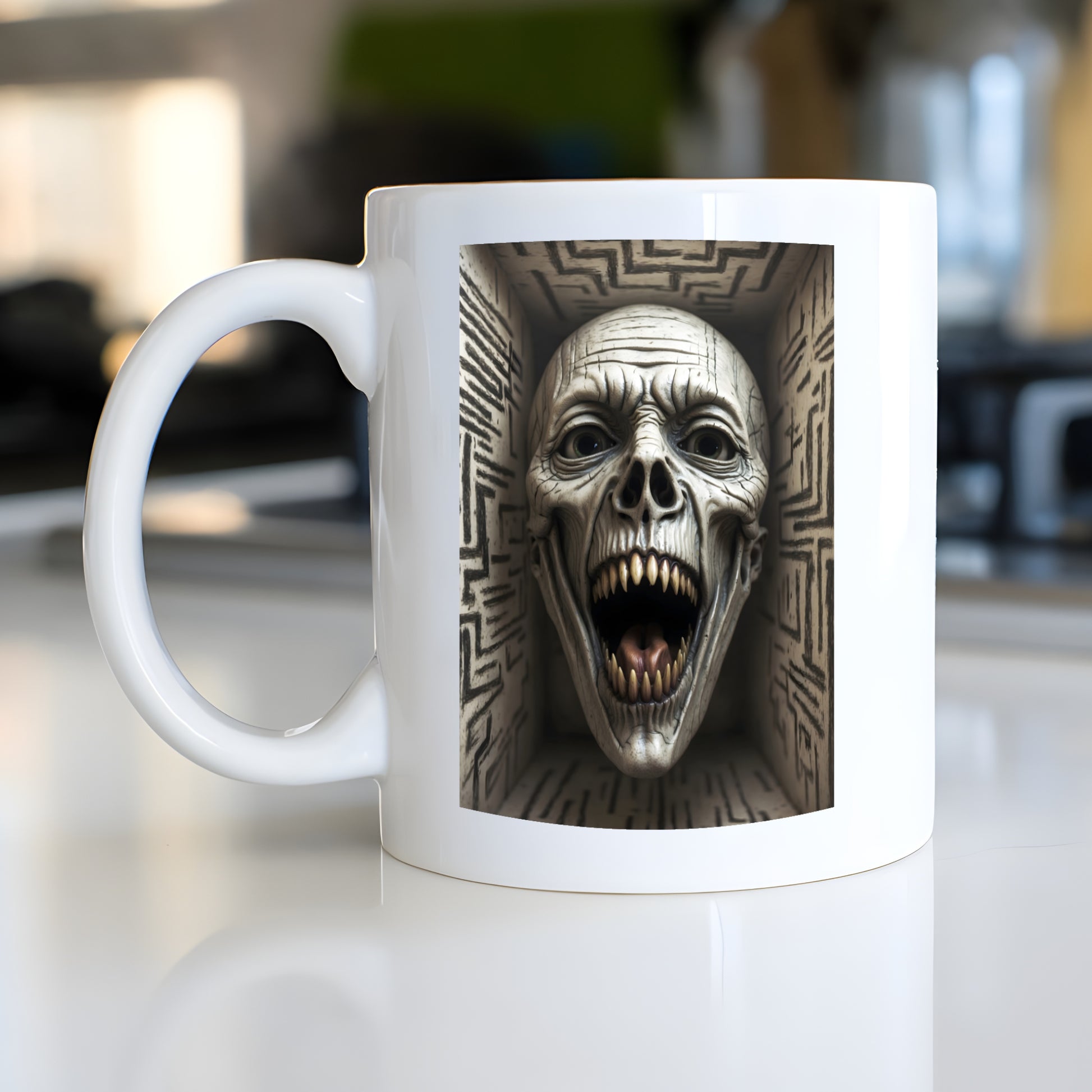 spooky halloween mugs